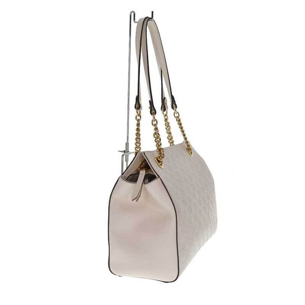 GUCCI chain shoulder bag Guccissima white - Picture 2 of 6